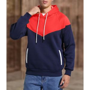 Listo para enviar Sudadera con capucha para hombre Mezcla de algodón suave Ropa de calle Estilo holgado liso en blanco Básicos bordados al por mayor - Product Image 3