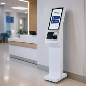 Kiosco de Pago de Autoservicio con Pantalla Táctil de 15.6 y 21.5 Pulgadas LCD, de Pie, para Hospital, Facturación Médica, Pago de Farmacia y Citas - Product Image 1