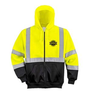 Sudaderas de Trabajo Personalizadas con Reflectores de Seguridad, Sudaderas Multiusos con Capucha Reflectantes para Hombre, Certificación CE - Product Image 1