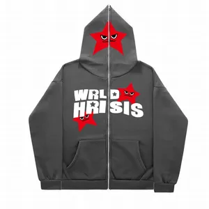Haute qualité hommes fermeture éclair sweats à capuche classique sweat élégant vêtements d'extérieur confortable décontracté mode Streetwear grande taille - Product Image 3