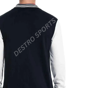 Latest Fashion Wholesale Coated Spring Thin Blank Custom College Letterman Baseball Varsity Jackets with Custom Logo Embroidery - Product Image 4
