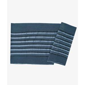 Striped Drop Scarf 75x190 cm Black Headpiece & Neckerchief - Product Image 1