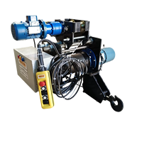 Nouvelle palan électrique compact à câble avec commande VFD |   Construction métallique de haute qualité, efficace en termes d'énergie, levage précis, robuste, 1