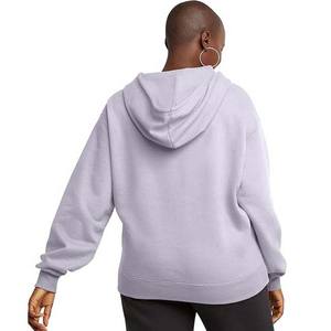 Sweats à capuche oversize personnalisés avec impression en relief pour femmes, streetwear d'hiver, molleton de coton de haute qualité, sweats à capuche décontractés avec badge - Product Image 2