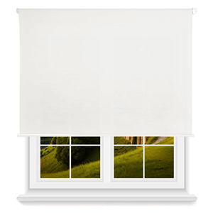 Stores enrouleurs translucides Well Home - Blanc, 140 x 250 cm (largeur x longueur) / Taille du tissu 137 x 245 cm - Product Image 1