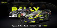 Voiture de rallye RC sans balais RLAARLO XTS-F10 1/10 4x4 en fibre de carbone, ESC étanche, servo métallique, différentiel en acier, véhicule de drift haute vitesse RTR