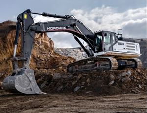 Trouvez des excavatrices Hidromek durables avec une capacité de godet de 3 mètres cubes et un châssis en acier robuste de pointe. - Product Image 6