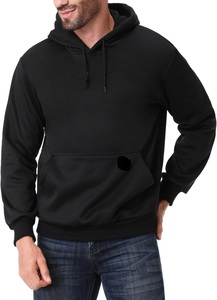Sudadera con Capucha de Primera Calidad para Hombre, Colores Personalizados, Tejido de Felpa Grueso y Duradero, Ribete Acanalado, Estilo Urbano, con Bolsillo - Product Image 2