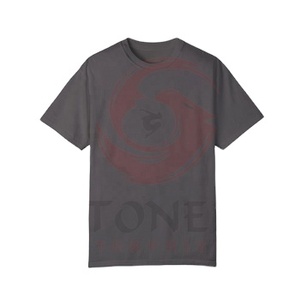 T-shirt unisexe à col rond en coton léger imprimé du logo personnalisé du fabricant Style décontracté pour hommes - Product Image 5