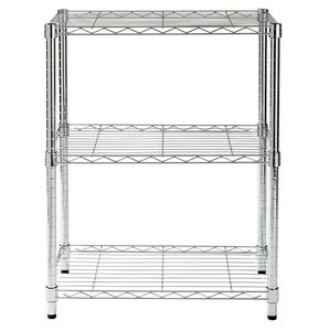 Hot sell steel <b>storage</b> shelving <b>rack</b> chrome bulk quantity for home hotels and restaurant <b>kitchen</b> living room made in india 2023 - Product Image 2