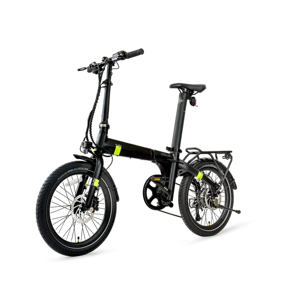 พับ ebike ในเมือง Flebi Eolo แบตเตอรี่มะนาวสีดํา 10Ah 20 นิ้วล้อ 70 กม. อัตโนมัติ - Product Image 4