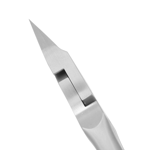 Pince à cuticules professionnelle de haute qualité 17mm Vietnam avec lame incurvée pleine mâchoire en acier inoxydable Design poignée ondulée pour les doigts - Product Image 4