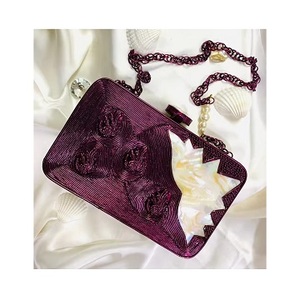 Admirable Handmade Resin Fashion Clutch Purse for Women Decor Use for Women & Wending Partyware - Product Image 4