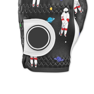 Guantes de golf estampados de cuero de piel de oveja transpirables hechos a medida de alta calidad Servicio OEM Nueva llegada El mejor diseño para la venta en línea - Product Image 5
