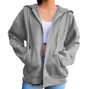 Sweat-shirt à capuche pour femmes avec logo personnalisé Sweat-shirt à capuche unisexe avec impression intégrale Nouveau sweat-shirt d'hiver surdimensionné pour femmes - Product Image 1