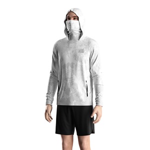 Fabricant OEM de sweats à capuche de pêche personnalisés, résistants aux UV, en tissu interlock, avec étiquette privée, pour la vente en gros et la production en vrac - Product Image 4