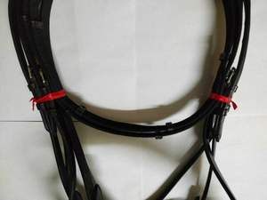 Affordable Luxury Dressage <b>Bridle</b> Clear Stone Crystal Brow-band With Softy Padding For Horse Use Export Available... - Product Image 5