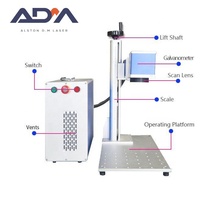 Machine de marquage laser à fibre portable JPT nouvel état AI DXF PLT 2.5D courbe de refroidissement à l'air 3D gaufrage de surface gravure laser 3D