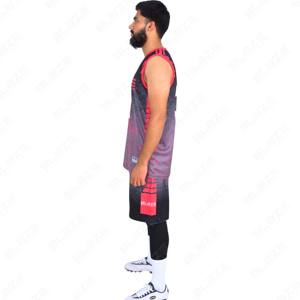 Maillots et gilets de basket-ball personnalisés imprimés d'été de grande taille-Vêtements de sport respirants à séchage rapide - Product Image 5