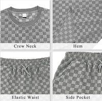 Ensemble T-shirt et short en coton de haute qualité pour homme 2025 – Tenue décontractée populaire avec ensemble assorti pour l'été