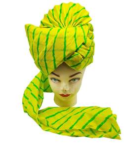 Coton Rajasthani Leheriya Imprimé Safa Turban Pagdi Pour Anniversaire De Mariage Ethanique Robe Accessoires Pour Hommes - Product Image 3
