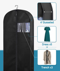Bolsa de Ropa Ligera con Asa de Transporte para Viajes, Bolsa de Ropa Resistente al Agua para Viajes de Negocios, Bolsa de Ropa Reutilizable - Product Image 4