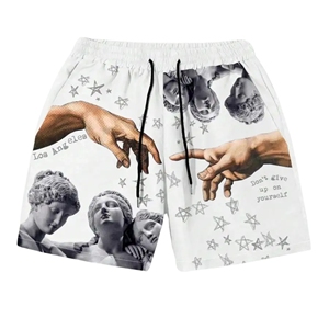 Short de jogging pour hommes sur mesure nouveau style décontracté solide tricoté fermeture à cordon couleur personnalisée fabriqué au Pakistan - Product Image 5