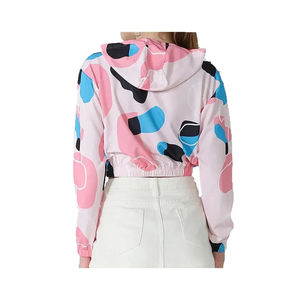 Nouvel arrivage de sweat à capuche pour femmes 100% coton à manches longues vêtements décontractés mode sweats à capuche pour femmes OEM - Product Image 4