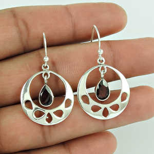 ที่สวยงามการออกแบบที่สง่างามทางตะวันตกเฉียงใต้925เงินสเตอร์ลิงเครื่องประดับโบฮีเมียนที่มีโกเมนอัญมณีขายส่งราคาดี - Product Image 2