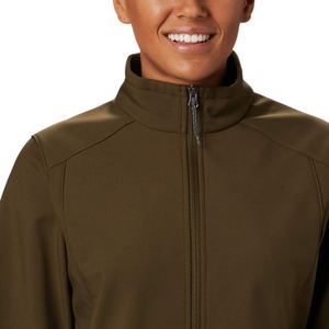 Chaquetas Softshell Impermeables para Mujer Hechas Profesionalmente, Chaqueta Softshell para Mujer con Impresión de Logotipo Personalizado de Alta Calidad en Venta - Product Image 4