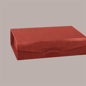 Caja de Regalo de Papel Bordeaux de Lujo para 3 Botellas, 340x270x90 mm, 10 Unidades, Idea Premium - Product Image 1