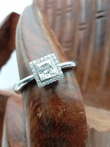 Solitario personalizado de lujo, Plata de Ley 925 de 4 quilates, certificado GIA, compromiso de moda, Princesa, regalo de fiesta VVS - Product Image 5