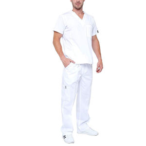 Uniforme d'hôpital durable et élégant de haute qualité pour hommes, nouveau style extensible à manches courtes, tenue d'allaitement médical, costume de gommage de vente chaude - Product Image 6