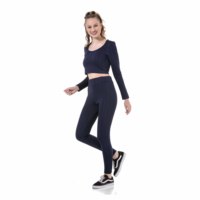 Ensemble de survêtement décontracté pour femmes, ample, hiver, écologique, respirant, nouveau design, logo personnalisé, deux pièces