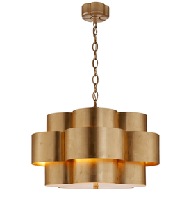 AK Laiton Or Antique Fini Métal Pendentif Suspension Lumière Haute Qualité Grande Lumière Pour Salon Décor/Café Décor - Product Image 1