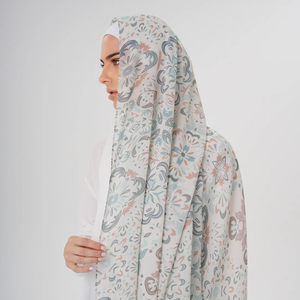 Hiyab de Chifón Suave de Alta Calidad para Otoño, Logotipo Personalizado, Cuadrado, Ecológico, Transpirable, Antibacteriano, de Secado Rápido y Ligero - Product Image 4