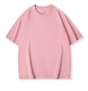 เสื้อยืดคอกลมแขนสั้นคอกลมแขนสั้นผ้าฝ้ายบริสุทธิ์260กรัมดีไซน์ปักลายโลโก้ออกแบบได้ตามต้องการ - Product Image 1