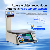 Balance de table intelligente SOHE SHW-TMF66 avec écran tactile pour l'identification des objets, impression de codes-barres, conception personnalisée OEM