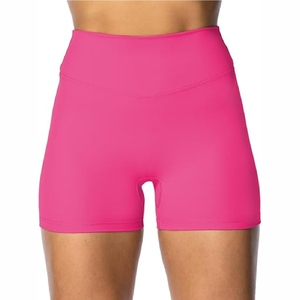 Plain Yoga <b>Shorts</b> Gym Fitness <b>Short</b> Breathable Sport Workout <b>Compression</b> leggings, Seamless, High Waist - Product Image 4