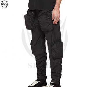 Pantalon tactique décontracté à 6 poches avec logo personnalisé, design d'hiver, matière extensible, léger, imperméable, respirant, pour l'extérieur - Product Image 3