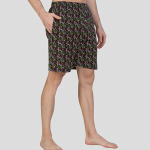Shorts imprimés pour hommes brodés avec logo personnalisé Short en coton éponge français épais de 300g Shorts de ville baggy à la mode - Product Image 6