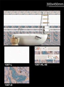 Carreaux muraux modernes 300x450mm solides et épais-Carreaux de sol imperméables, ignifuges et antibactériens pour cuisine, extérieur, salle de bain - Product Image 2