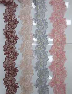 Tela de rizo de seda/algodón hecha a medida patrón triturado 100D hilo ligero sostenible para artistas de diseñador-forro de accesorios - Product Image 2