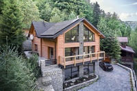 Hôtel en bois de pin de luxe/cabine en bûches/chalet pour les vacances