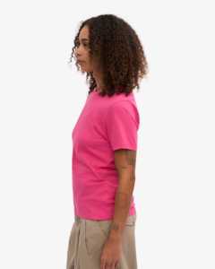 Custom New Latest Print Design Short Sleeve <b>Pink</b> Slim Fit <b>T</b>-<b>shirts</b> Hot Look Cotton <b>Plain</b> Women Slim Fit <b>T</b> <b>Shirt</b> - Product Image 4