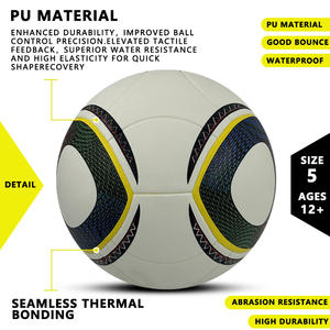 2025 match officiel formation ballon de football taille personnalisable liaison thermique en cuir PU Prime Collection de mode PFC-GF-122 - Product Image 2