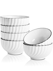 ชุดของขวัญผลไม้เซรามิกลายครามทรงกลมหรูหราสำหรับร้านอาหารและงานเลี้ยงรวมถึงชาม - Product Image 6