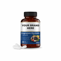 Capsules de glycinate de magnésium naturel Stay Alive |   Complément alimentaire pour la santé |   Améliorer la mémoire et le sommeil |   2 capsules par jour |   Privé