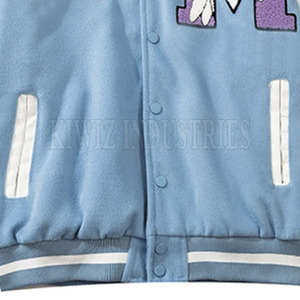 Chaqueta Letterman de Diseño Único y Alta Calidad con Bordado para Hombre, Transpirable, con Cuello Alto, Estilo Urbano, Chaqueta de Invierno - Product Image 6