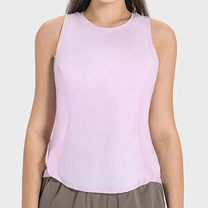 Haut court décontracté pour femme, vêtement de sport léger en coton et polyester, débardeur court pour femme - Product Image 6
